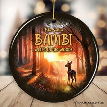 Cargar imagen en el visor de la galería, Felix Salten&#39;s Bambi Ornament, Woodland Wonder Christmas Keepsake

