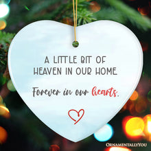 Carregar imagem no visualizador da galeria, Forever in Our Hearts Heaven’s Little Light Ornament, Christmas Memory Gift
