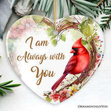 Carregar imagem no visualizador da galeria, I am Always with You Cardinal Ornament, Sentimental Christmas Memorial Gift
