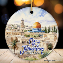 Carregar imagem no visualizador da galeria, Jerusalem Israel Classic Artwork Ornament, Jewish Souvenir and Gift

