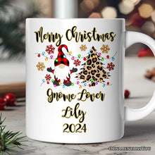 Carregar imagem no visualizador da galeria, Personalized Mug Gnome Buffalo Plaid Christmas Gift
