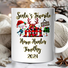 Carregar imagem no visualizador da galeria, Personalized Mug Realtor Buffalo Plaid Christmas, Gift From Customers
