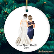 Carregar imagem no visualizador da galeria, Mother and Daughter Wedding Bride Personalized Gift Ornament
