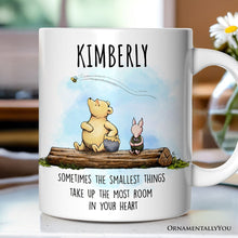 Carregar imagem no visualizador da galeria, Pooh Bear’s Heartwarming Quote Personalized Mug, Sentimental Appreciation Gift
