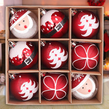 Carregar imagem no visualizador da galeria, Santa Claus Inspired 9 Piece Round Ornament Christmas Bundle
