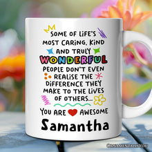 Carregar imagem no visualizador da galeria, You Are Wonderful Personalized Mug, Heartful Message Gift With Custom Name
