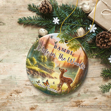 Carregar imagem no visualizador da galeria, A Life in the Woods by Felix Salten Ornament, Bambi&#39;s Journey Christmas Keepsake
