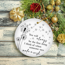 Carregar imagem no visualizador da galeria, Forever First in My Wishes Ornament, Gift for Emotional Reminder of Special Memories

