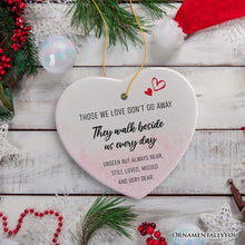 Load image into Gallery viewer, Forever by Our Side Ornament, Christmas Memorial Gift for Loved Ones
