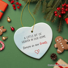 Carregar imagem no visualizador da galeria, Forever in Our Hearts Heaven’s Little Light Ornament, Christmas Memory Gift

