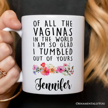Carregar imagem no visualizador da galeria, Grateful Birth Personalized Mug, Mother Gift With Custom Name
