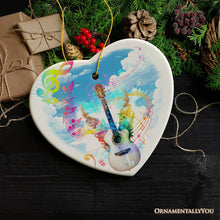 Carregar imagem no visualizador da galeria, Harmonious Music from a Guitar Ornament, Colorful and Musical Souvenir, Musician Gift
