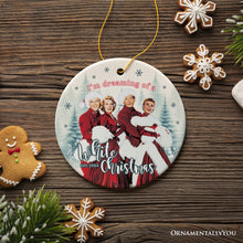 Carregar imagem no visualizador da galeria, I’m Dreaming of a White Christmas Ornament, 1954 Classic Holiday Inn Movie Gift and Tree Decor
