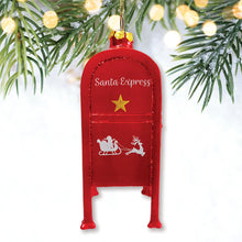 Load image into Gallery viewer, (Pre-Order) Letters for Santa Mailbox Glass Christmas Ornament
