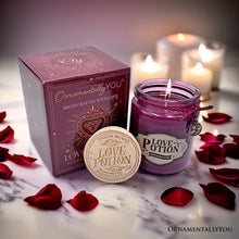 Carregar imagem no visualizador da galeria, Love Potion Romantic Candle, Sandalwood Flavored Valentine Decor
