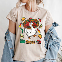 Cargar imagen en el visor de la galería, Me Goose-Ta Funny T-Shirt, Mexican Sombrero Goose Tee
