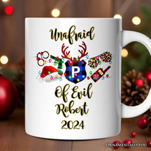 Carregar imagem no visualizador da galeria, Personalized Mug Police Officer Christmas Buffalo Plaid Christmas
