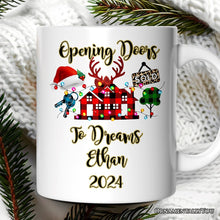 Carregar imagem no visualizador da galeria, Personalized Mug Realtor Buffalo Plaid Christmas, Gift From Customers
