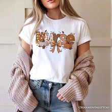 Load image into Gallery viewer, Nurse Coquette Autumn T-Shirt, Cozy Fall Pumpkins Tee for Healthcare Heroes
