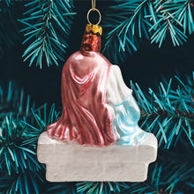 Carregar imagem no visualizador da galeria, Oh Holy Night Nativity Scene Glass Christmas Ornament, Jesus and Mary
