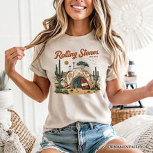 Load image into Gallery viewer, Rolling Stones Christian T-Shirt, He is Risen Easter Tee
