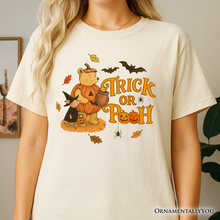 Load image into Gallery viewer, Trick or Pooh T-Shirt, Vintage Halloween Costume Pooh Bear and Friends Tee
