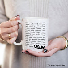 Carregar imagem no visualizador da galeria, Words That Define Mom Personalized Mug, Appreciation Gift For Mom With Custom Name
