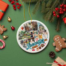 Carregar imagem no visualizador da galeria, Artistic Lancaster Pennsylvania Ornament, Beautiful Amish Cultures and Countryside Christmas Gift
