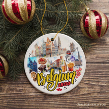 Load image into Gallery viewer, Charming Belgium Christmas Ornament, Iconic Landmarks and Cultural Heritage Gift for Travel Lovers
