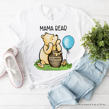 Load image into Gallery viewer, Charming Mama Bear Cute T-Shirt, Trendy White Tee Mom Gift
