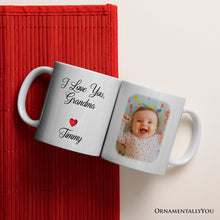 Load image into Gallery viewer, Custom Photo Mug For Grandmother Personalized Mug, I Love You Grandma Gift With Custom Name
