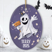 Carregar imagem no visualizador da galeria, Customized Spooky Ghost Phantom Playful Halloween Ornament
