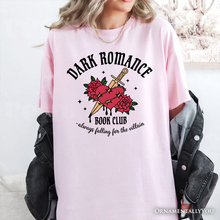 Cargar imagen en el visor de la galería, Dark Romance Book Club T-Shirt, Vintage Gothic Romantasy Bookish Tee
