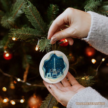 Load image into Gallery viewer, Eiffel Tower Paris at Night Scene in 3D Paper Art Gift Christmas Ornament
