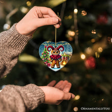 Carregar imagem no visualizador da galeria, Frosted Krampus Gingerbread Man Ornament, Mischievous  Christmas Gift and Decor
