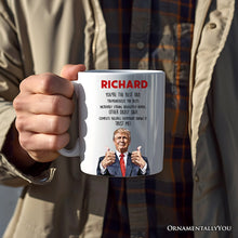 Carregar imagem no visualizador da galeria, Funny Donald Trump Themed Custom Dad Mug, Father&#39;s Day Gift from Son or Daughter
