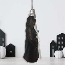 Carregar imagem no visualizador da galeria, Grim Reaper Horror Glass Ornament, Spooky Halloween Christmas Tree Resin Decoration
