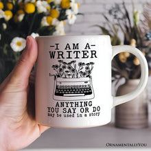 Load image into Gallery viewer, I Am A Writer Personalized Mug, Book Lover Gift With Custom Name

