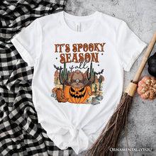 Load image into Gallery viewer, It&#39;s Spooky Season Y&#39;all T-Shirt, Funny Western Halloween Tee for Pumpkin Cowboys
