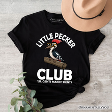 Carregar imagem no visualizador da galeria, Little Pecker Club T-Shirt, Funny Sarcastic Woodpecker Tee
