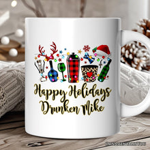 Carregar imagem no visualizador da galeria, Personalized Mug Bartender Buffalo Plaid Christmas Gift
