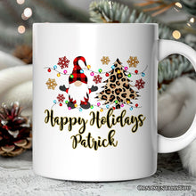 Carregar imagem no visualizador da galeria, Personalized Mug Gnome Buffalo Plaid Christmas Gift
