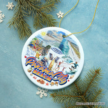 Carregar imagem no visualizador da galeria, Panama City Beach Tropical Paradise Ornament, Florida Coastal Christmas Gift and Souvenir
