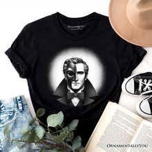 Cargar imagen en el visor de la galería, Phantom Opera Spooky Portrait T-Shirt, Horror Villain Theme Halloween Tee
