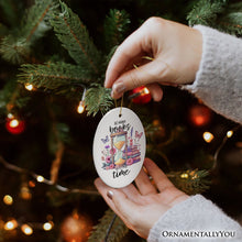 Carregar imagem no visualizador da galeria, So Many Books So Little Time Cute Ceramic Ornament, Whimsical Book Lover Present
