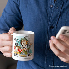 Load image into Gallery viewer, The Mad Hatter Tea Party Personalized Mug, Vintage 1860s Alice's Adventure in Wonderland
