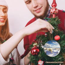 Carregar imagem no visualizador da galeria, White Sands National Park Scenic Ceramic Ornament, New Mexico Souvenir Christmas Decoration
