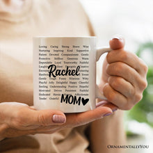 Carregar imagem no visualizador da galeria, Words That Define Mom Personalized Mug, Appreciation Gift For Mom With Custom Name
