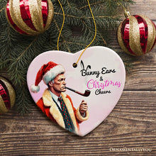 Carregar imagem no visualizador da galeria, Bunny Ears &amp; Christmas Cheers Ornament, Playboy Holiday Humor

