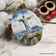 Cargar imagen en el visor de la galería, Christ the Redeemer Ornament, Brazilian Christmas Gift, Rio de Janeiro Souvenir
